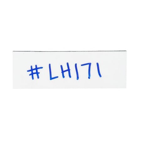 Bsc Preferred 1 x 3'' White Warehouse Labels - Magnetic Strips, 25PK BUY00016057